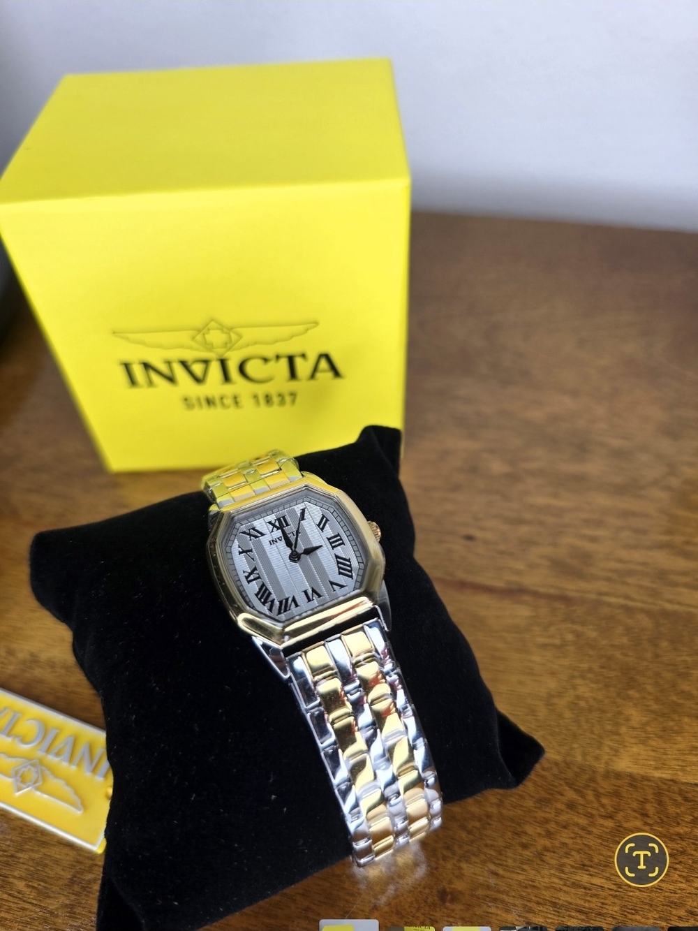 Invicta Wildflower Collection Two-Tone Roman Numeral Dress Watch - Gold & Silver